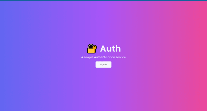 Next Auth app