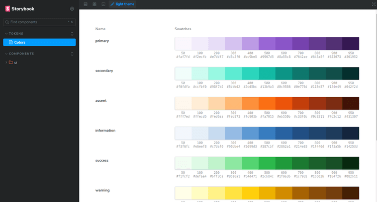 Ui design with storybook and react